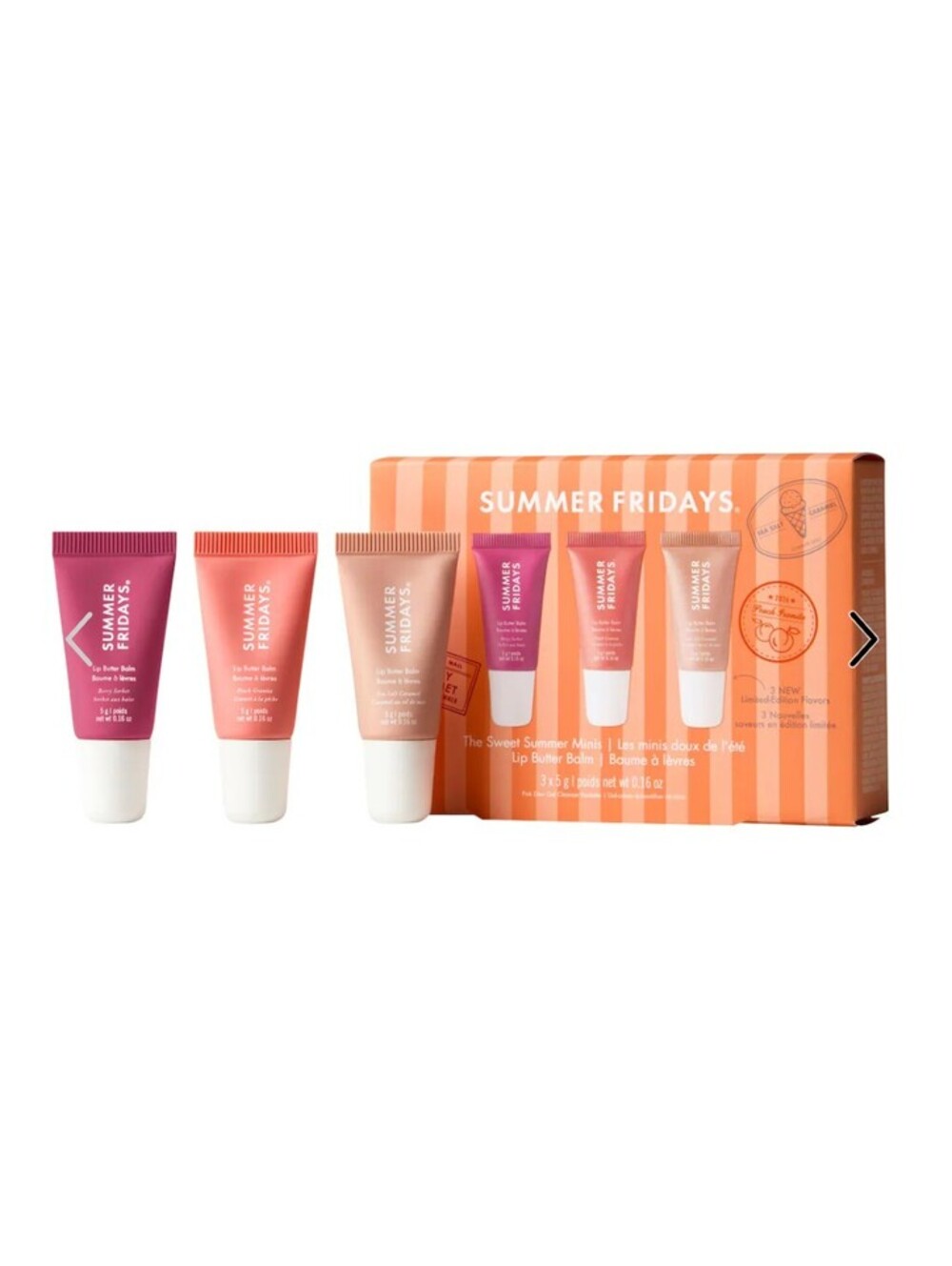 Summer Fridays  The Sweet Summer Minis Lip Butter Balm Trio Set